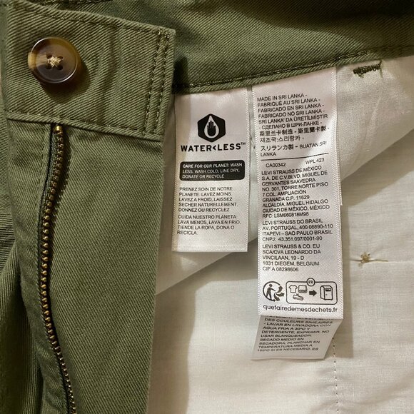 Levi's Premium Pleated Wide Leg Trousers 31 - Picture 12 of 14